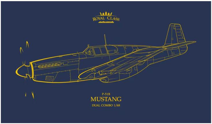 Eduard 1/48 P-51B Mustang Royal Class Dual Combo R0019